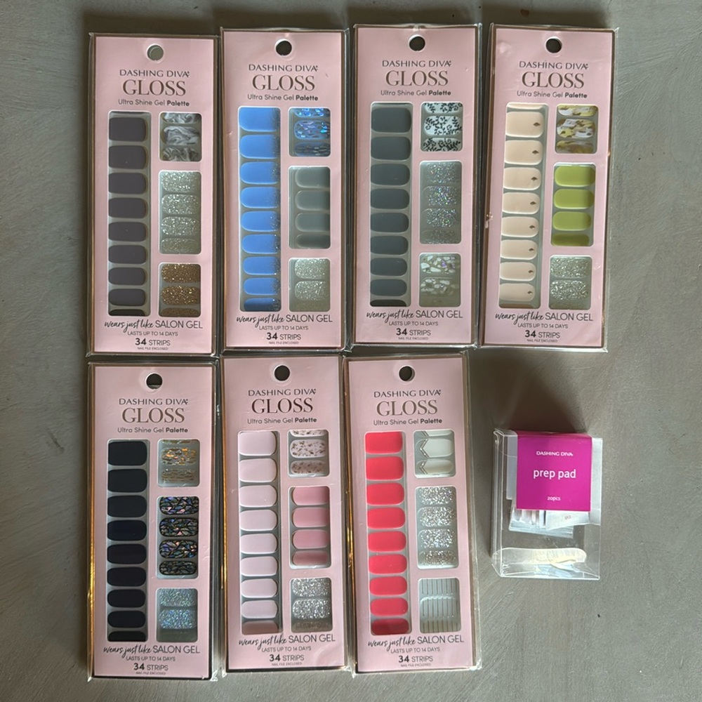 Dashing Diva gloss ultra shine nail strips